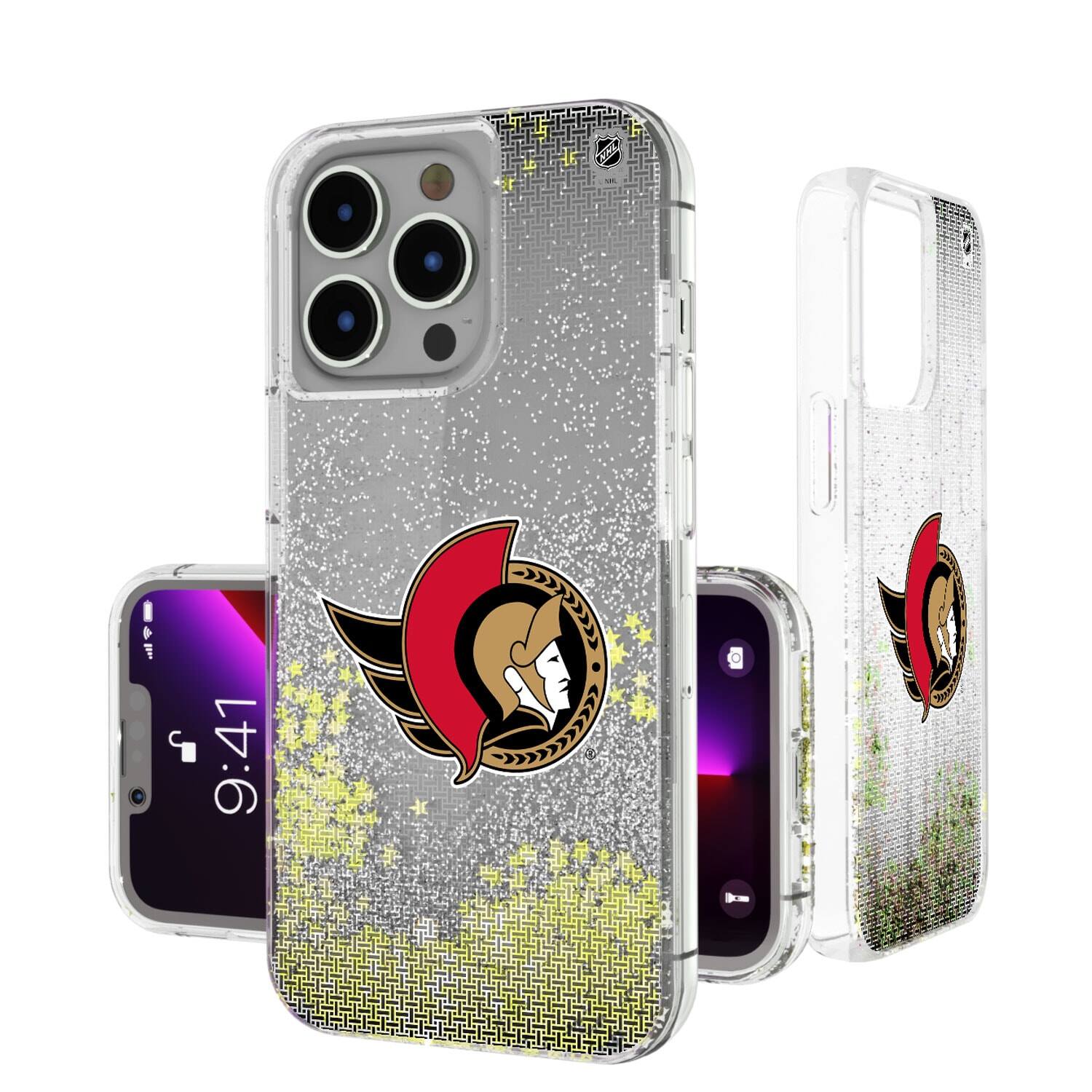 Keyscaper - NHL - Ottawa Senators Linen Logo iPhone Glitter Case - 15 - Multicolor price history on PriceWatchPro