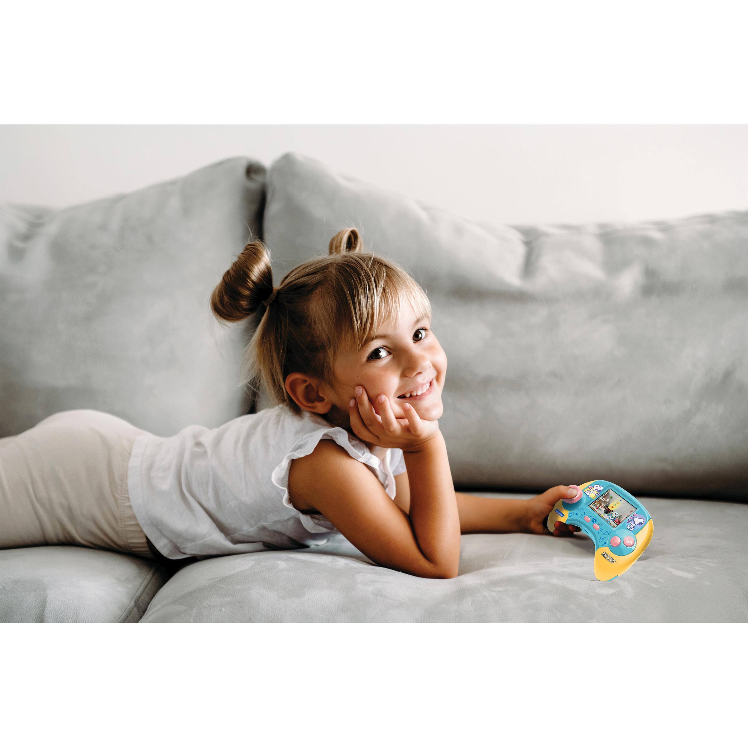 Alt View 6. Lexibook - Peanuts Snoopy, Power Console® Bilingual Educational Handheld Console, 100 Activities (English/Spanish), Talking.