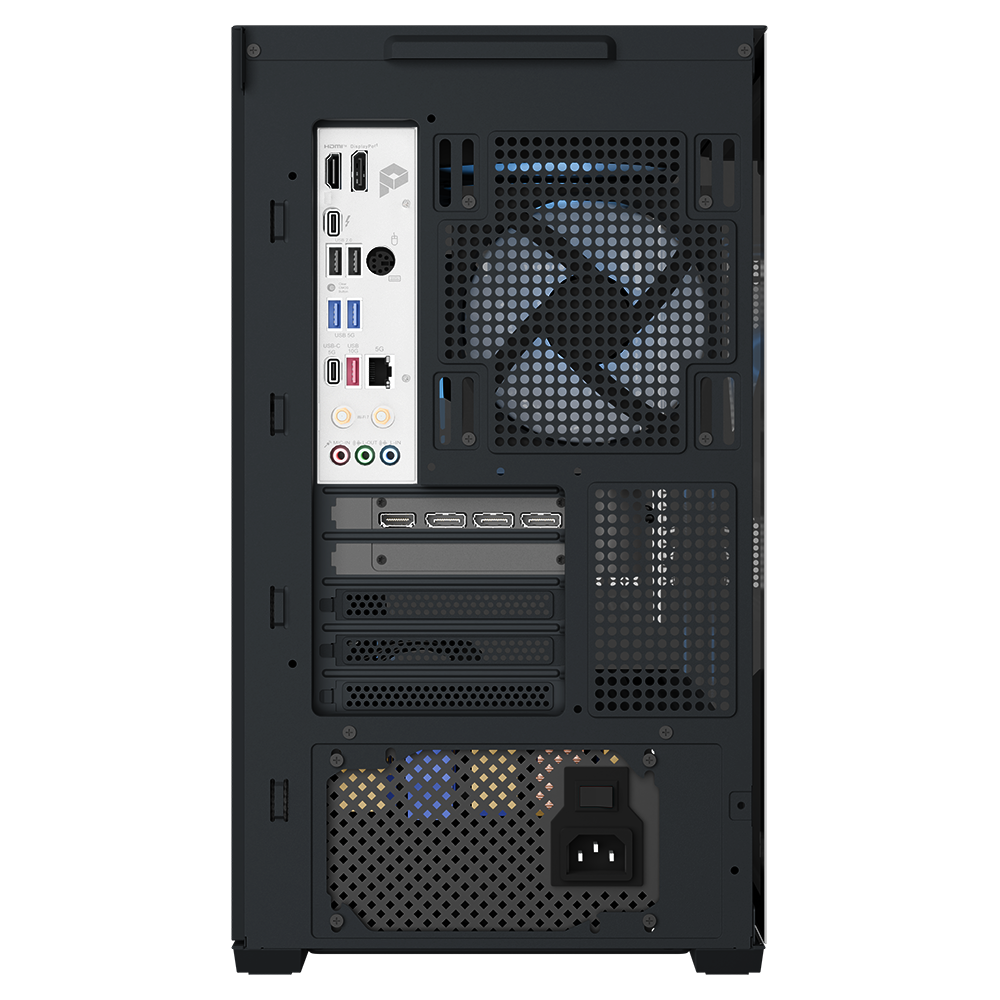 Alt View 2. MAINGEAR - Zero Amethyst Gaming Desktop - NVIDIA GeForce RTX 5090 - Intel Core Ultra 7 270K Plus - 32GB Memory - 2TB Storage - Black.