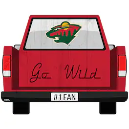 Fan Creations - Minnesota Wild 12'' x 12'' Truck Back D-cor - Multicolor