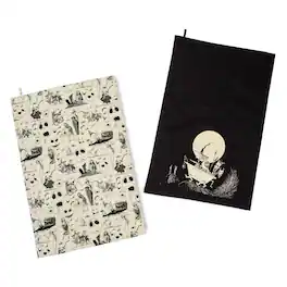 Disney - The Nightmare Before Christmas Kitchen Tea Towel Set - Black
