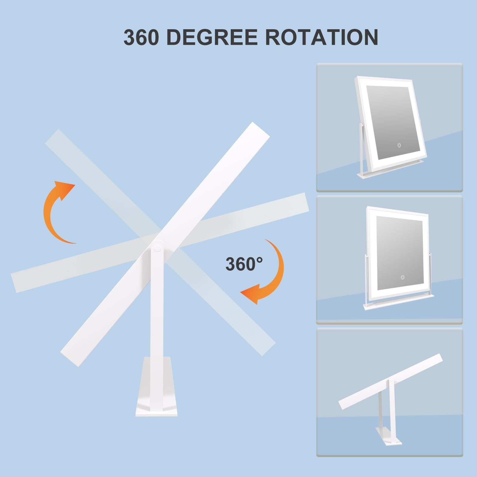 360 DEGREE ROTATION

360°