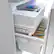 Alt View 7. Bosch - 100 Series 17.2 Cu. Ft. Bottom-Freezer Freestanding Refrigerator with Ice in Fingerprint Resistance - Stainless Steel.