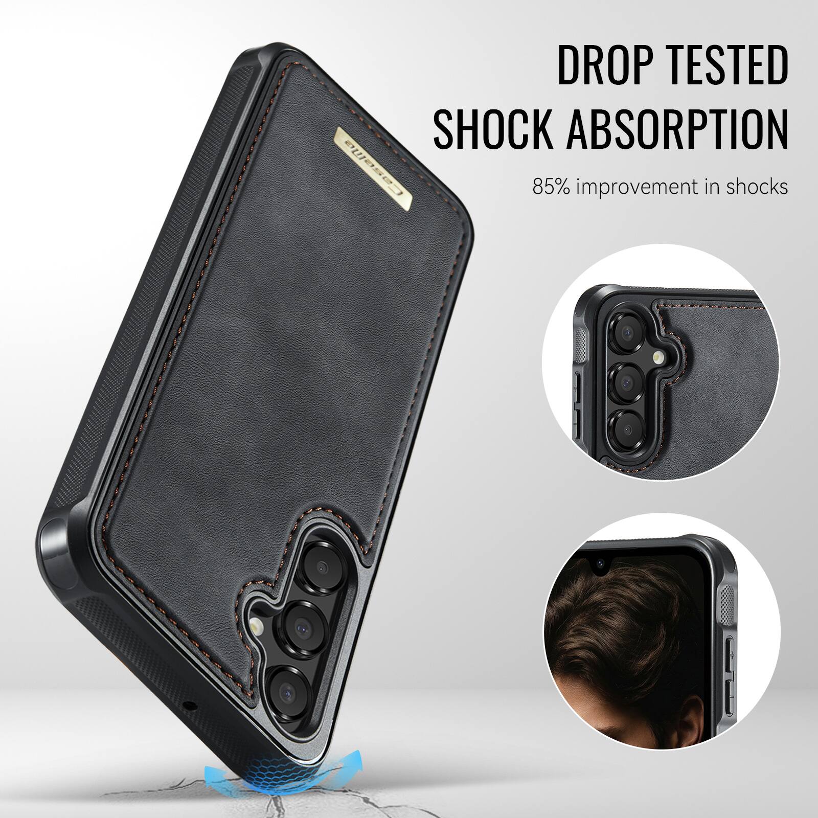 DROP TESTED  
SHOCK ABSORPTION  
85% improvement in shocks