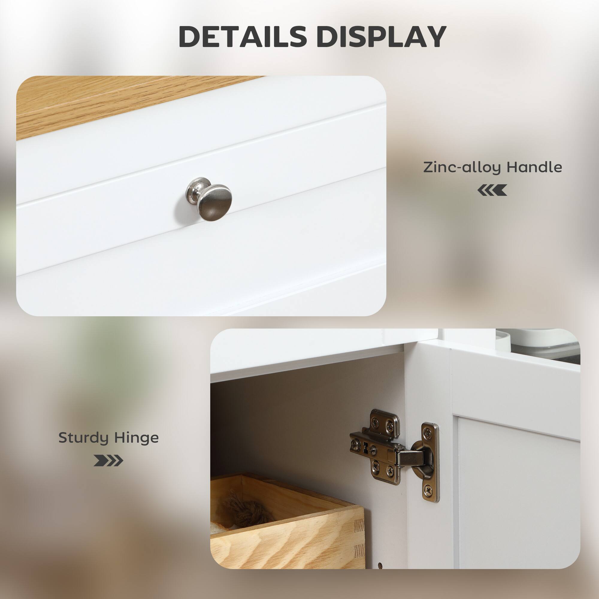 DETAILS DISPLAY

Zinc-alloy Handle

Sturdy Hinge
