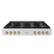 Front. ZLINE - 48 in. Wide 8 Burner Autograph Paramount Rangetop with DuoPro Burners and Bronze Accents (PSRTZ-48-CB) - Stainless Steel.