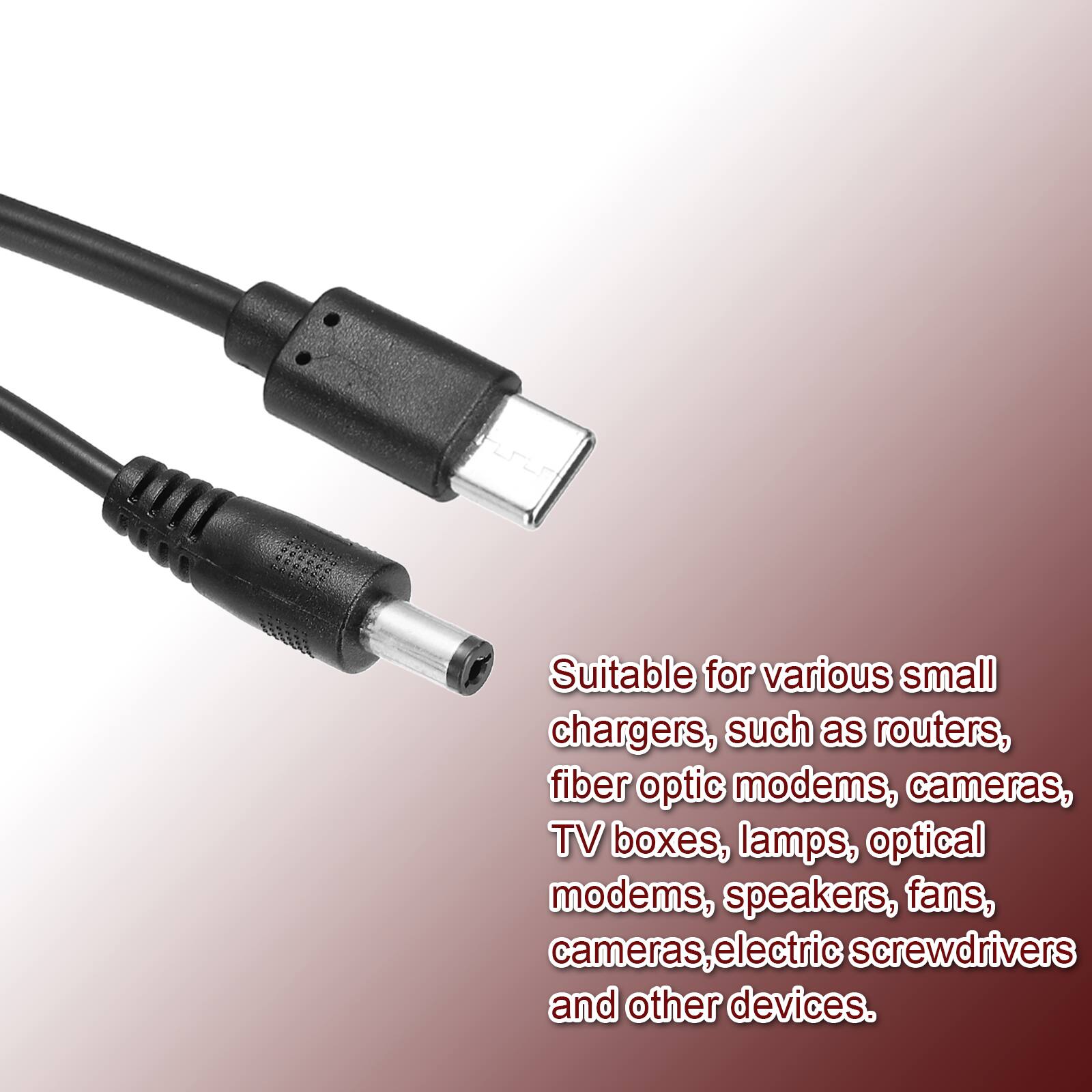Suitable for various small chargers, such as routers, fiber optic modems, cameras, TV boxes, lamps, optical modems, speakers, fans, cameras, electric screwdrivers and other devices.
