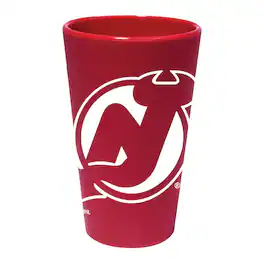 WinCraft - New Jersey Devils 16oz. Team Color Silicone Pint Glass - Multicolor