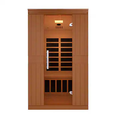 Front. Westinghouse - Infrared Sauna for 2 person - Walnut.