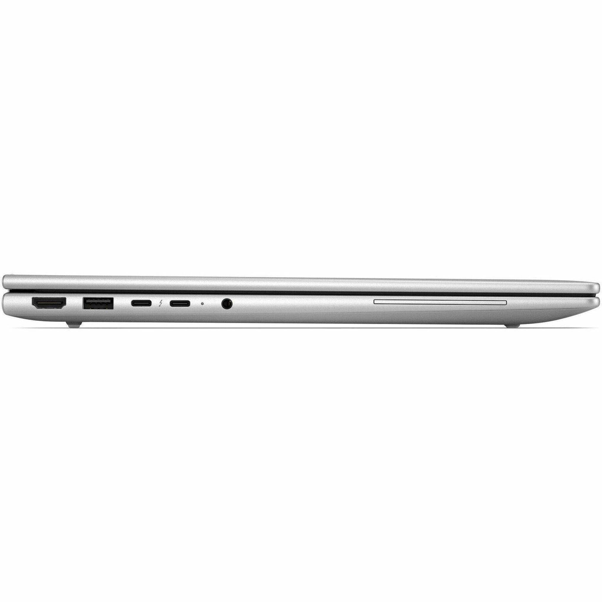 Alt View 13. HP - EliteBook 6 G2i 16" IPS 1920 x 1200 (WUXGA) Laptop - Intel Core Ultra 7 with 16GB Memory - 512 GB SSD - Pike Silver Aluminum, Gray.
