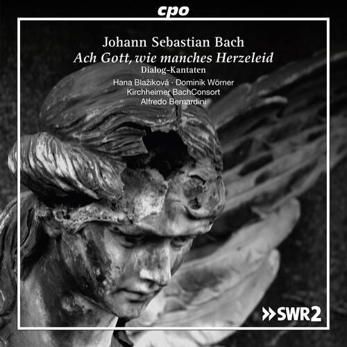 cpo

Johann Sebastian Bach  
Ach Gott, wie manches Herzeleid  
Dialog-Kantaten  

Hana Blažíková - Dominik Wörner  
Kirchheimer BachConsort  
Alfredo Bernardini  

SWR2