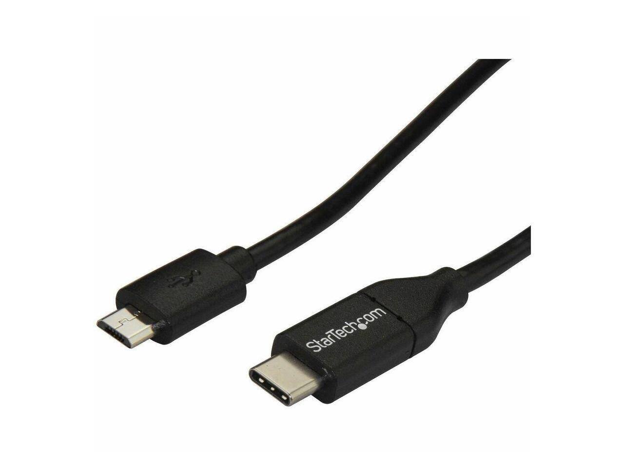 Alt View 5. StarTech.com - StarTech USB2CUB1M USB C to Micro USB Cable - 3 ft. / 1m - USB 2.0 Type C.
