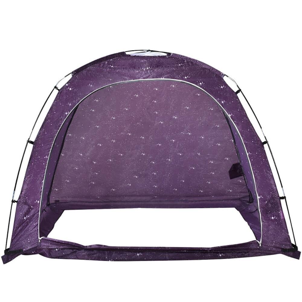 Front. Pefilos - Bed Indoor Privacy Play Tent on Bed with Bag , Beach Tent Sun Shelter, Easy Pop Up Beach Shade Beach Tent, Sun Shelter - Purple.