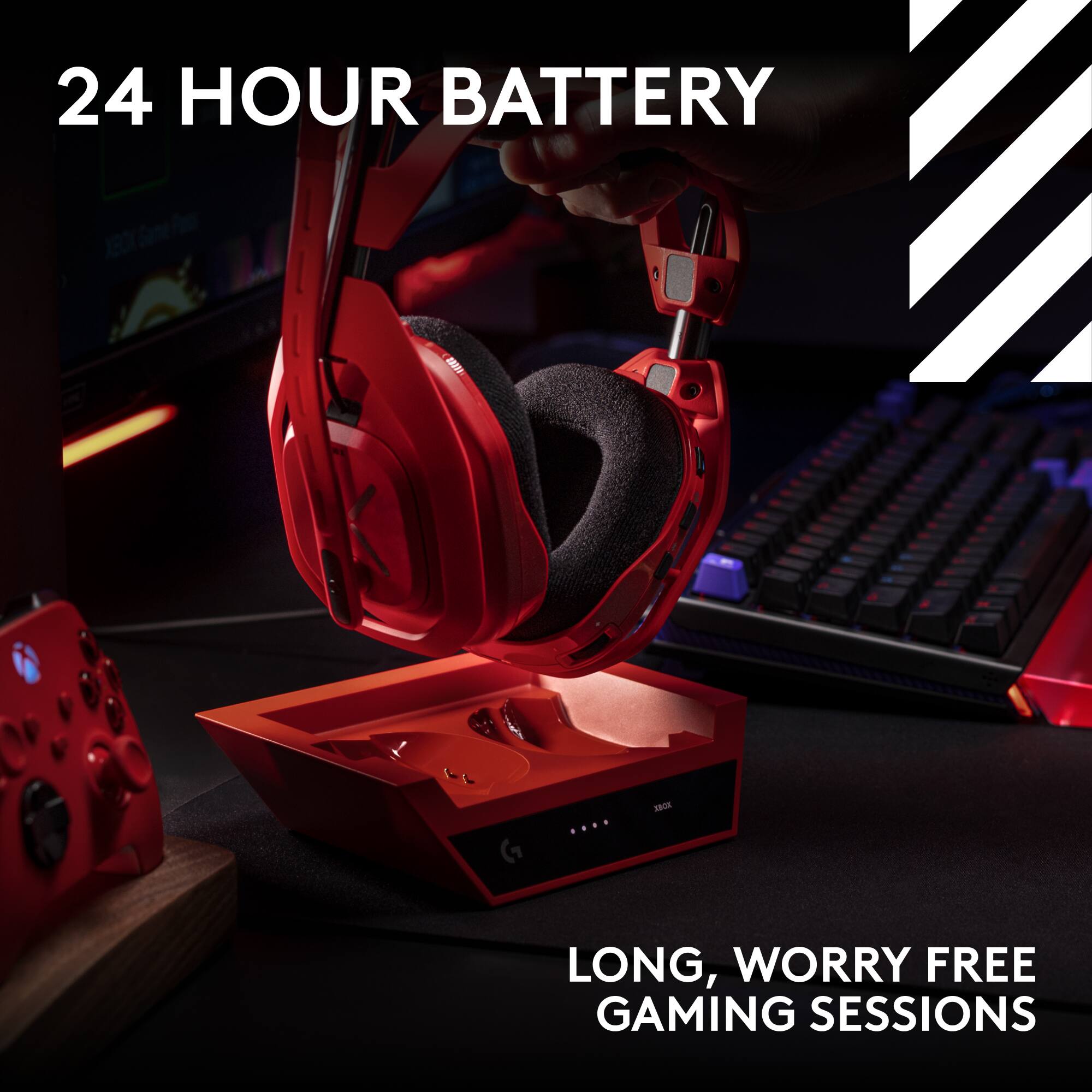 24 HOUR BATTERY

LONG, WORRY FREE GAMING SESSIONS