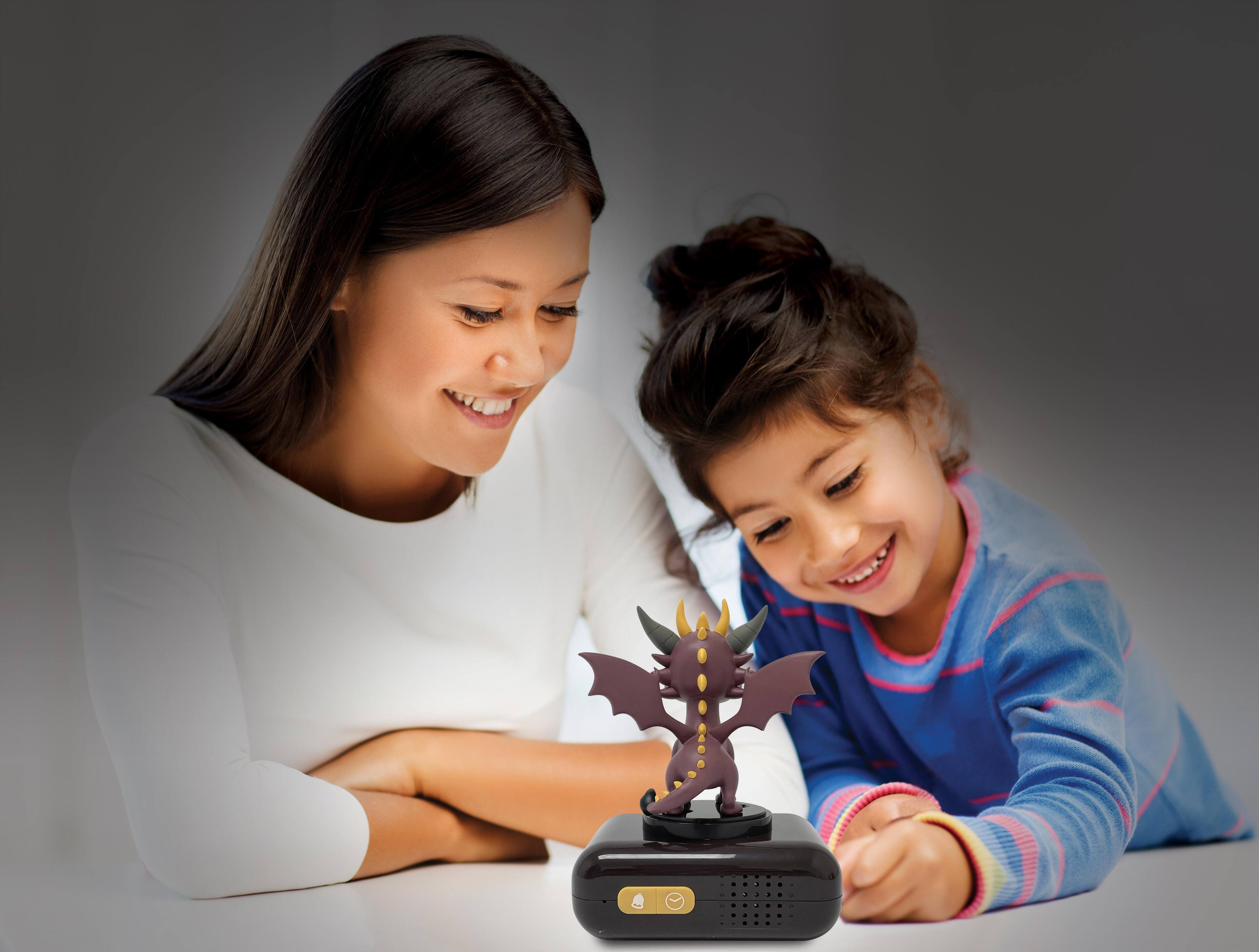 Alt View 7. Lexibook - Dragon Night light Alarm Clock with sounds - Black.