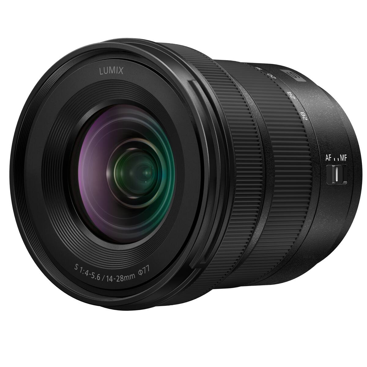 LUMIX  
OS  
28  
AF MF  
S 1:4-5.6/14-28mm | 14-28mm