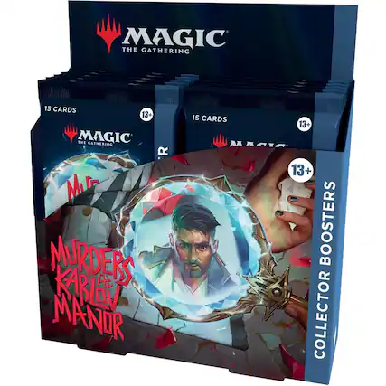 MAGIC THE GATHERING 15 CARDS 13+ MAGIC THE GATHERING R MURDERS KARIEV MANOR 15 CARDS 13+ MAGIC THE GATHERING COLLECTOR BOOSTERS