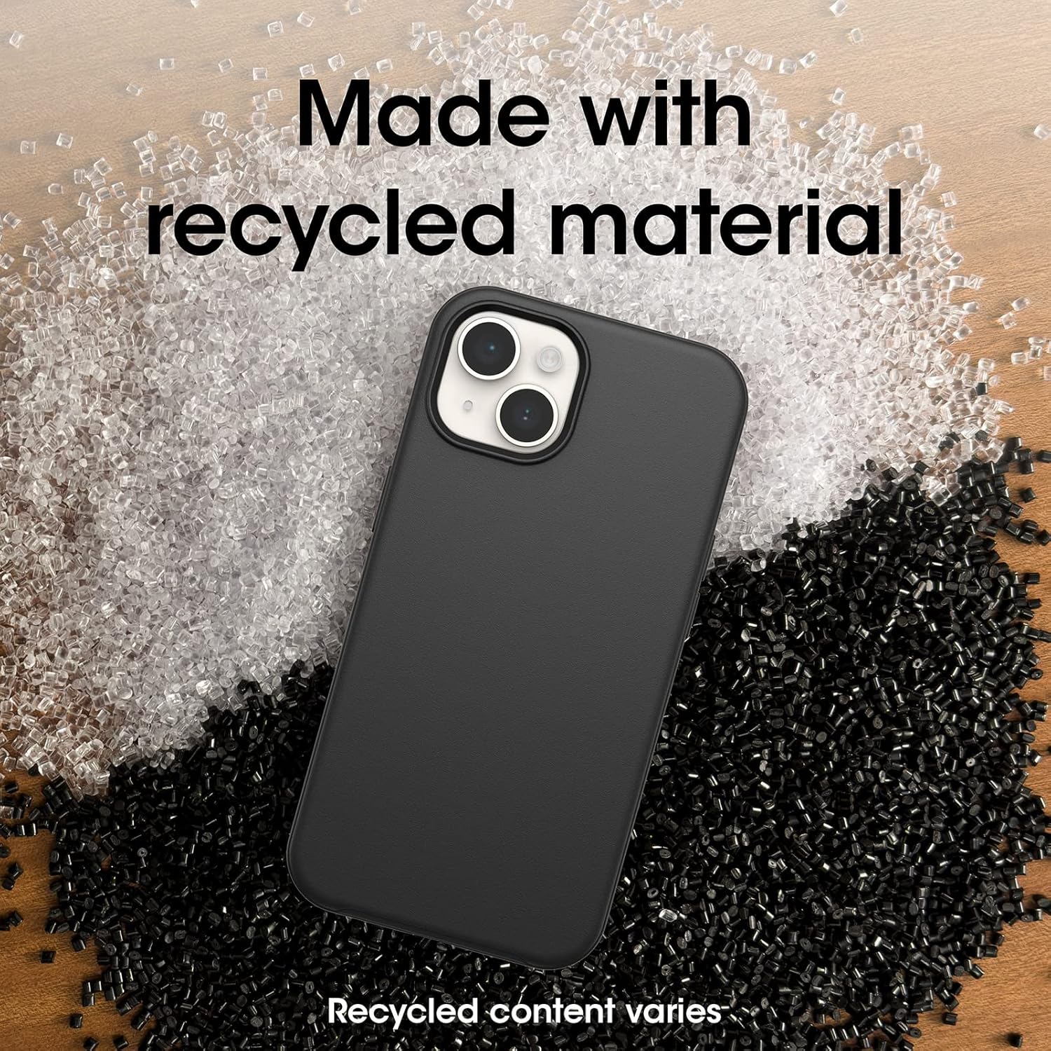 Made with recycled material

Recycled content varies