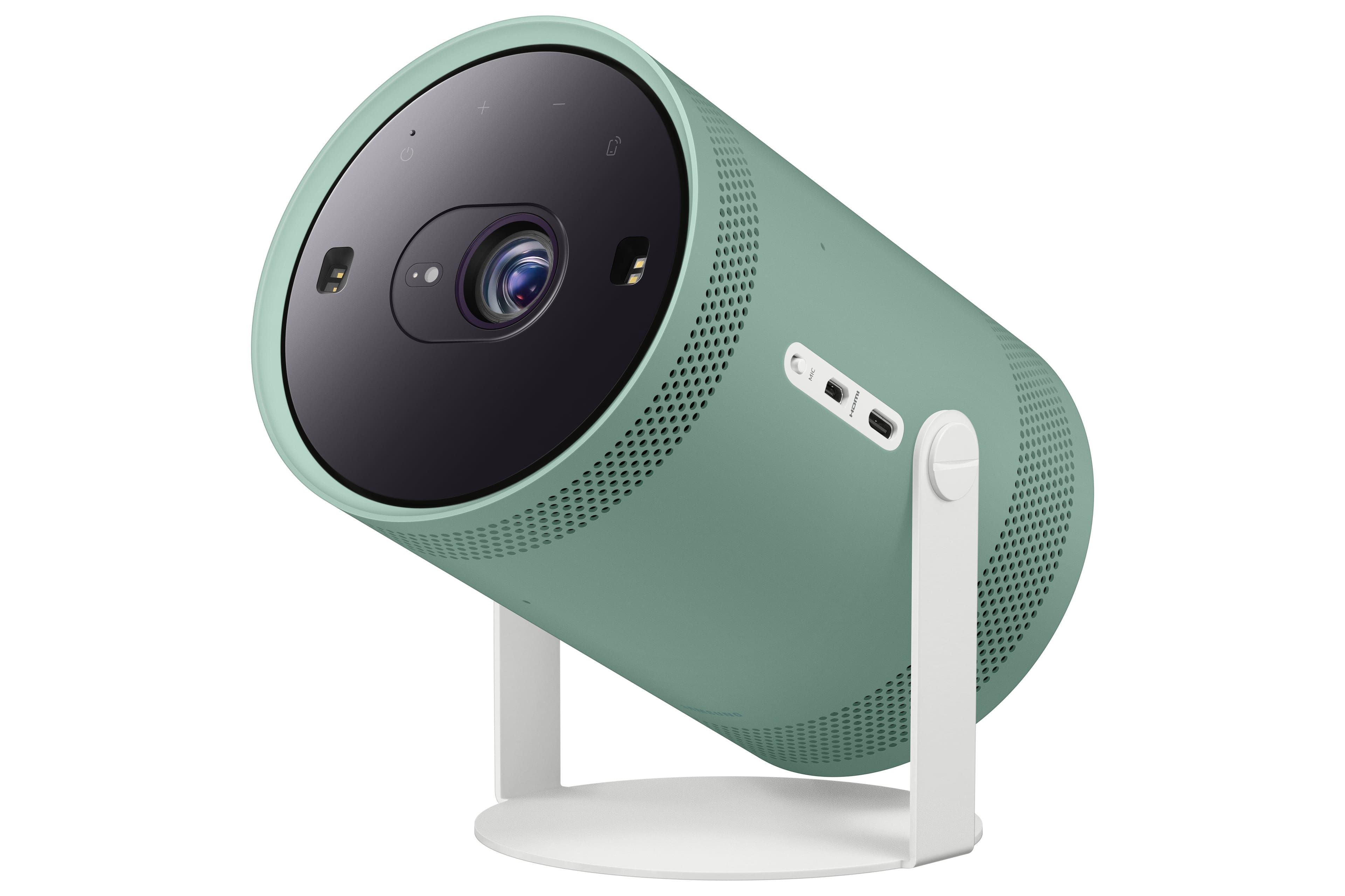 Front. Samsung - The Freestyle Skins for Smart Portable Projector - Green.