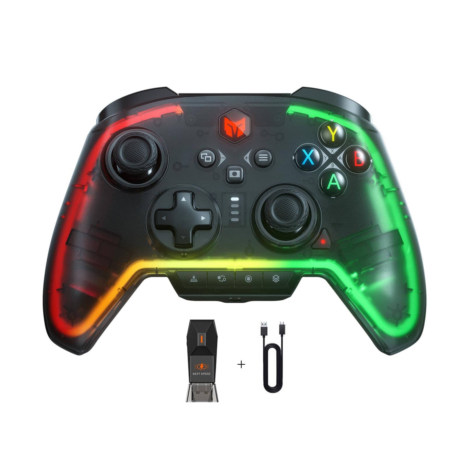 Dazzling Pops - pc controller motion control hall trigger alps joystick audio gaming for windows android ios switch rainbow - Rainbow 2 Pro