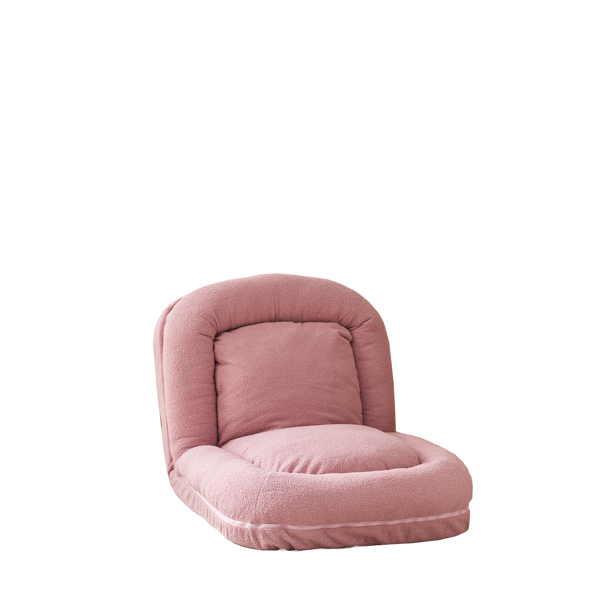 Alt View 7. GOODSILO - Triple Fold Down Convertible Sofa Bed with 18-Position Adjustable Backrest for Versatile Lounging and Sleeping - Pink.