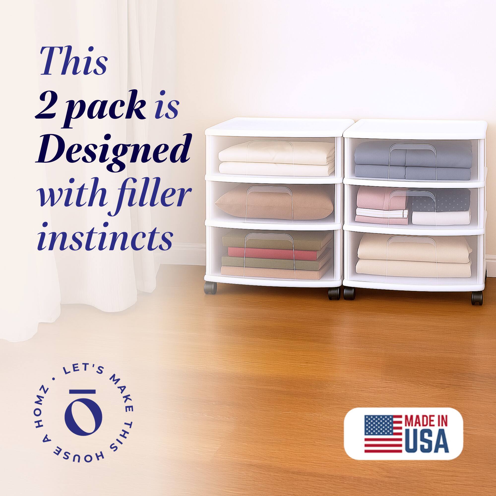This 2 pack is Designed with filler instincts

LET'S MAKE THIS HOUSE

MADE IN USA