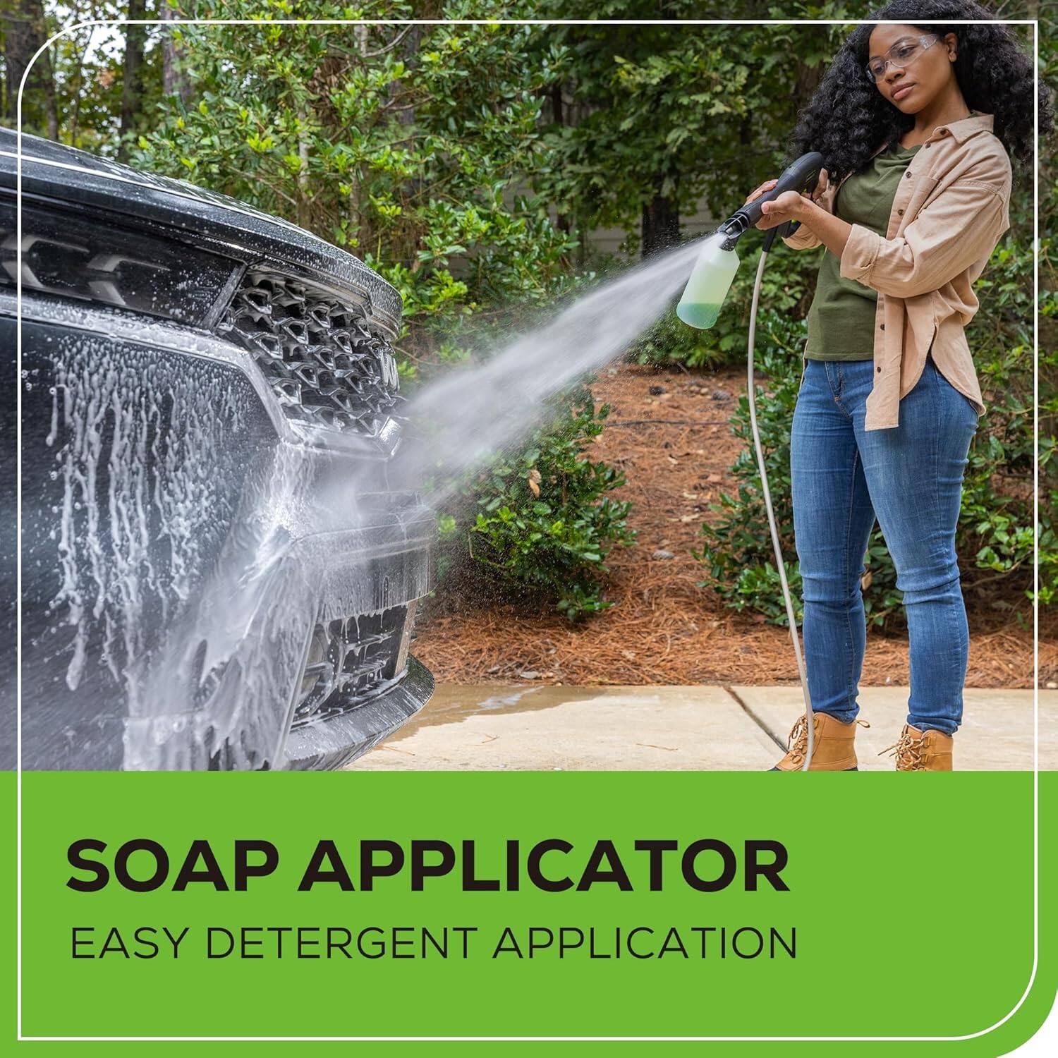 SOAP APPLICATOR  
EASY DETERGENT APPLICATION