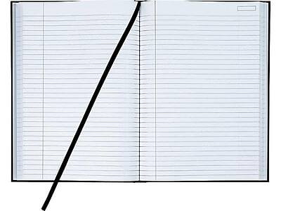 Alt View 1. TOPS - Royale Professional Notebooks, 8.25" x 11.75", College Ruled, 96 Sheets - Black.