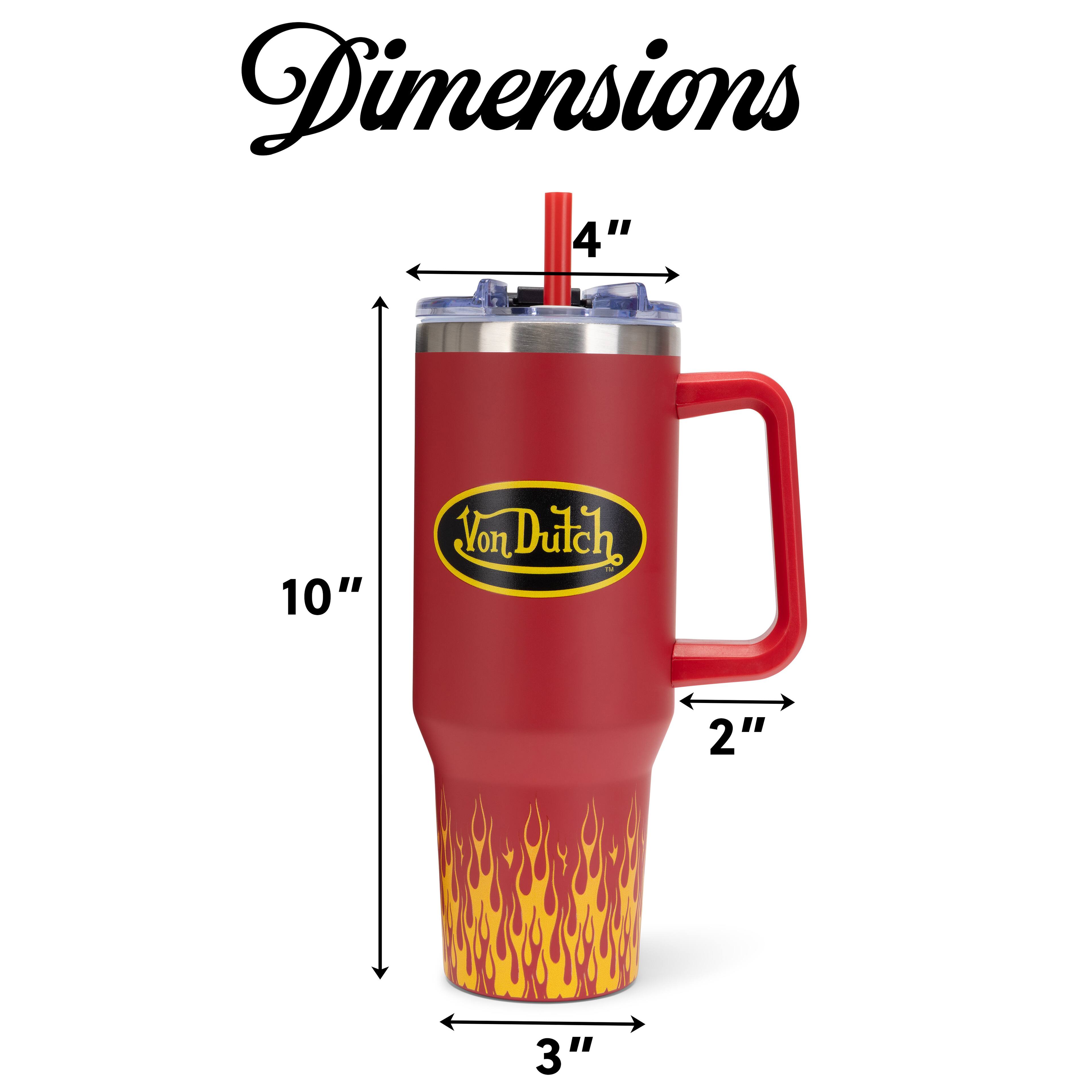 Dimensions: 4" x 10" x 2" x 3" Von Dutch