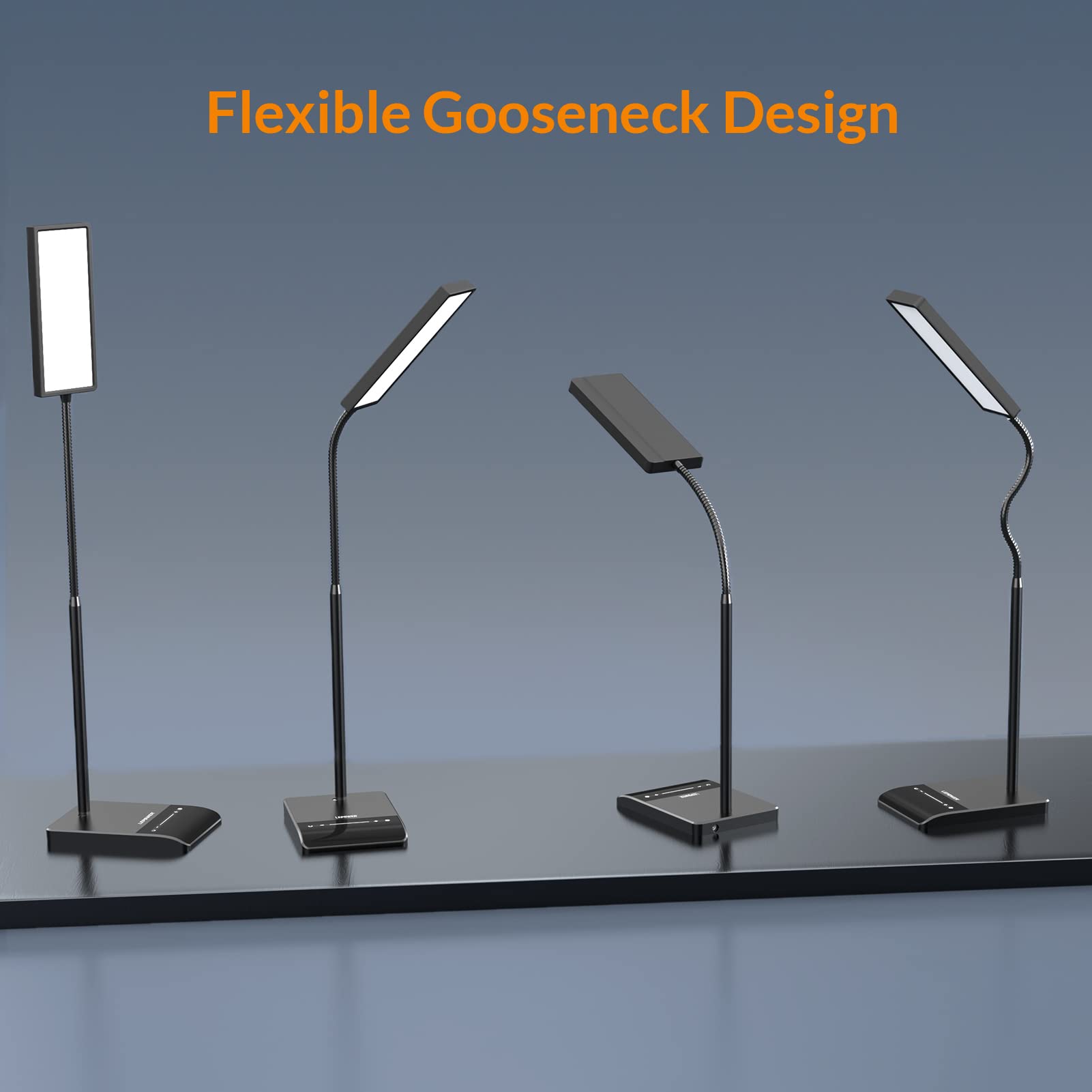 MAGICAL RUBS Desk Lamp 800lm Led For Home Office 12w Reading Eye caring ...