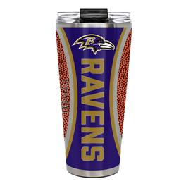 Great American Products - Baltimore Ravens 32oz. Big Slim Game Ball Travel Tumbler - Brown