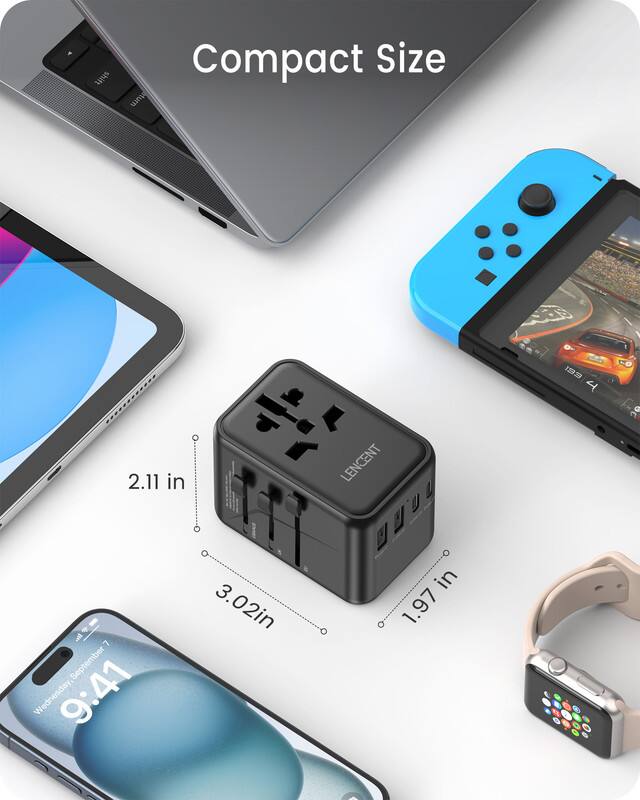 Compact Size

2.11 in
3.02 in
1.97 in

LENCENT

56 G

7 September Wednesday, 9:41