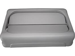 RubberMaid - Slim Jim Indoor Lid Plastic, 23 Gal - Gray