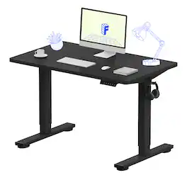 FlexiSpot - E2 42''W Electric Adjustable Standing Desk Chipboard, / - Black