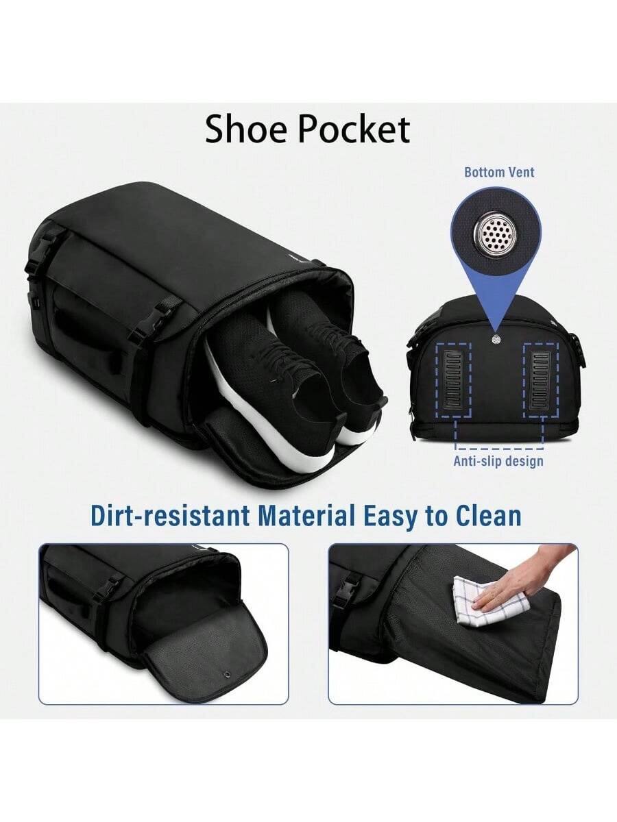 Shoe Pocket

- Bottom Vent
- Anti-slip design

Dirt-resistant Material Easy to Clean