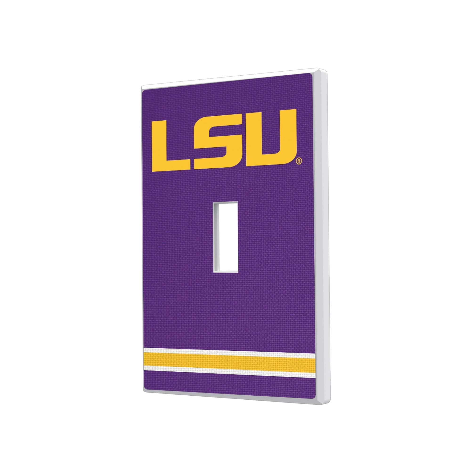 Keyscaper - LSU Tigers Stripe Design Single Toggle Light Switch Plate - Multicolor price history on PriceWatchPro