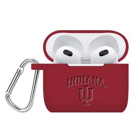 Affinity Bands - Indiana Hoosiers Debossed Silicone AirPods Gen Three Case Cover - No Size - Multicolor