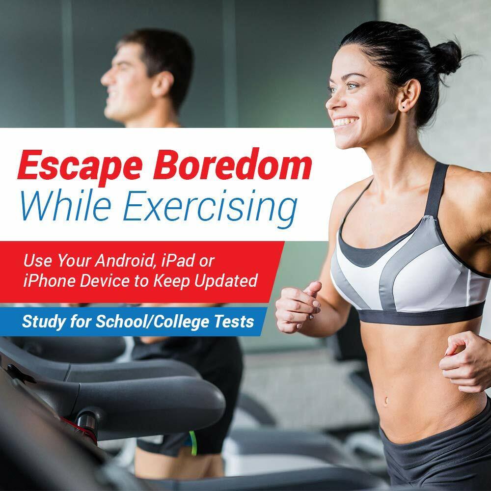 Escape Boredom While Exercising

Use Your Android, iPad or iPhone Device to Keep Updated

Study for School/College Tests