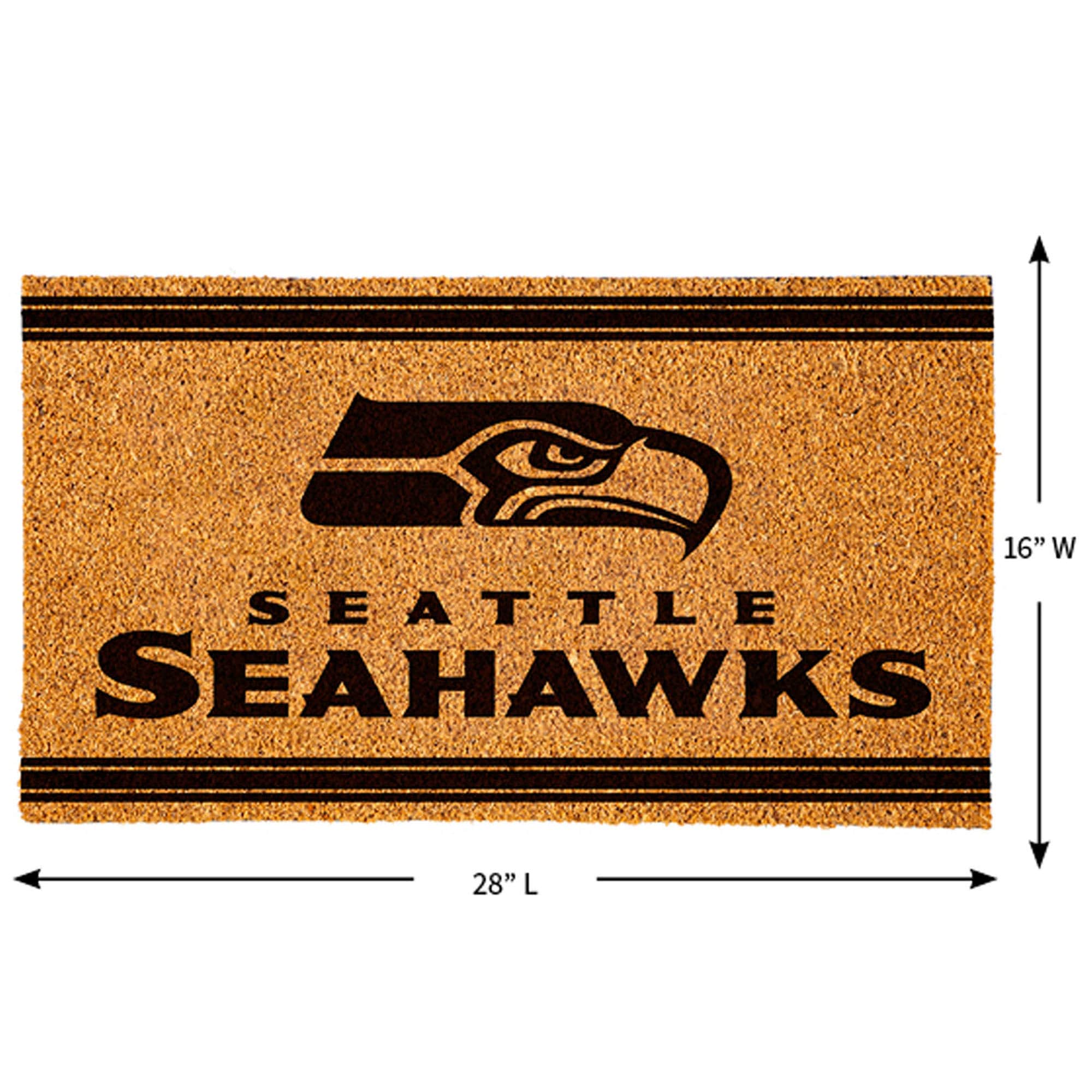 16" W x 28" L SEATTLE SEAHAWKS
