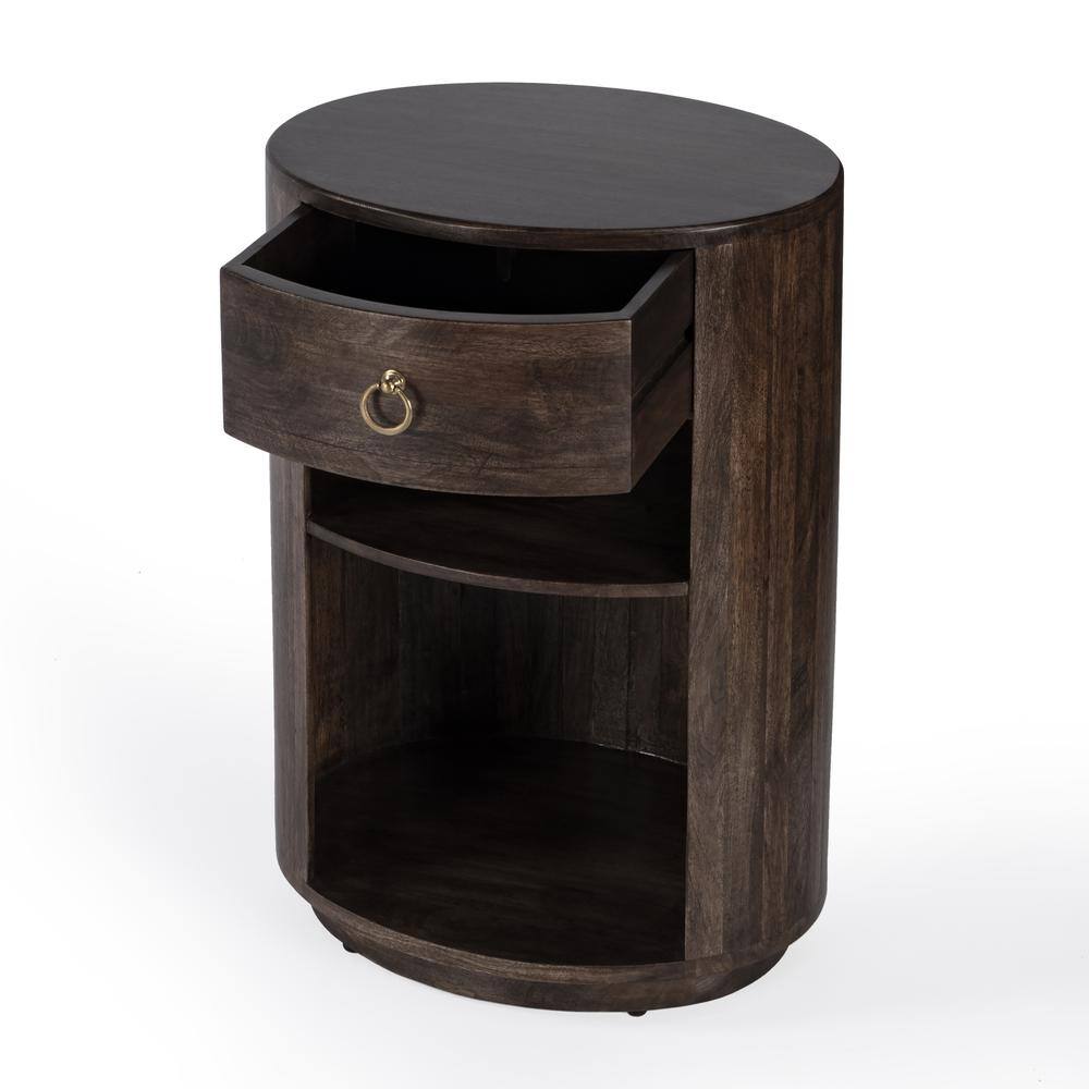 Alt View 7. Butler Specialty - Carnolitta One Drawer End Table - Dark Brown.