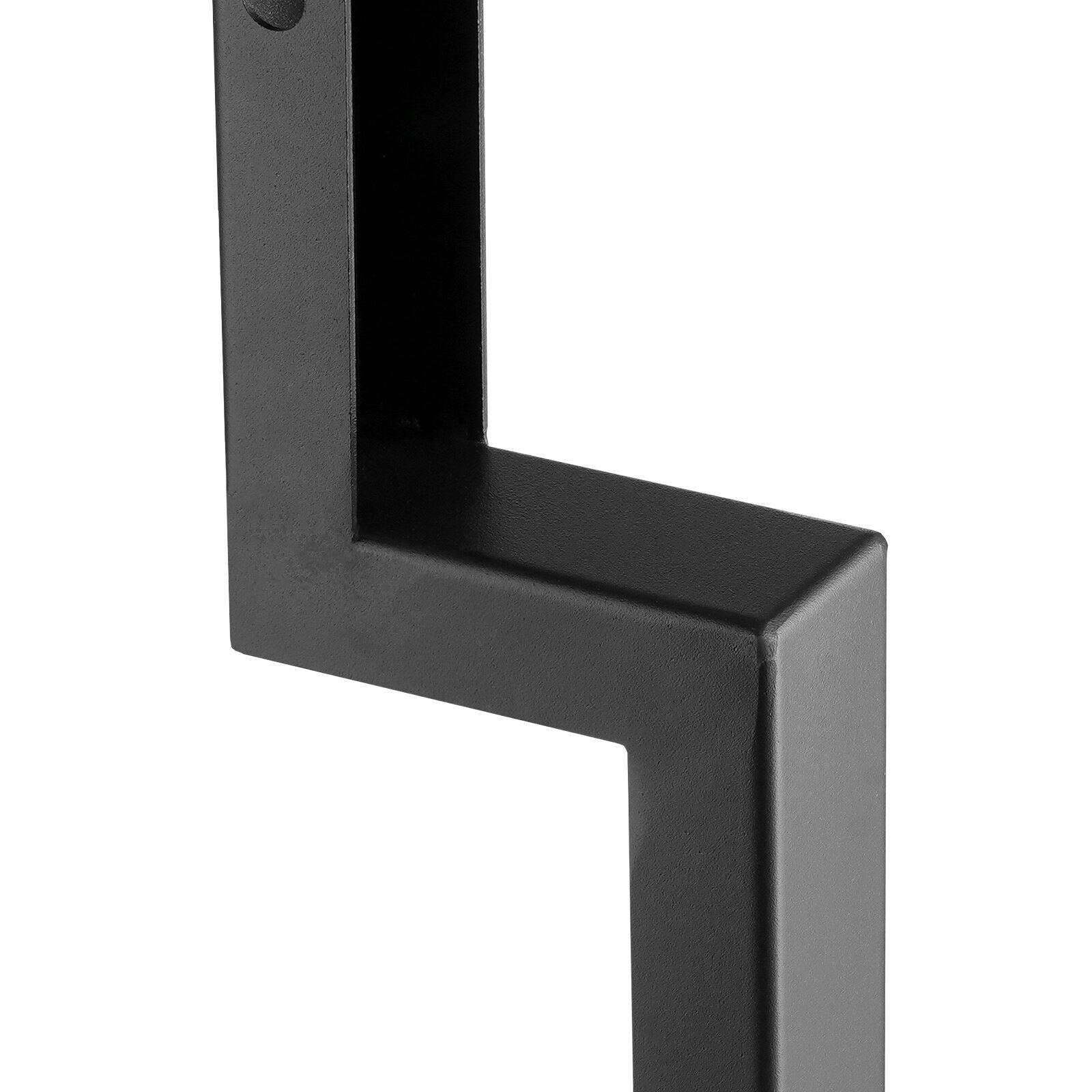 Front. Glintex - Fence Post Anchor Repair Kit 4 Pack 2x2 Inch Heavy Duty Steel Ground Spikes for Fixing Broken，Tilted Wood Fence Posts..