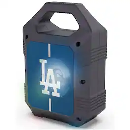 Prime Brands - Los Angeles Dodgers Bluetooth Speaker With Handle - Multicolor
