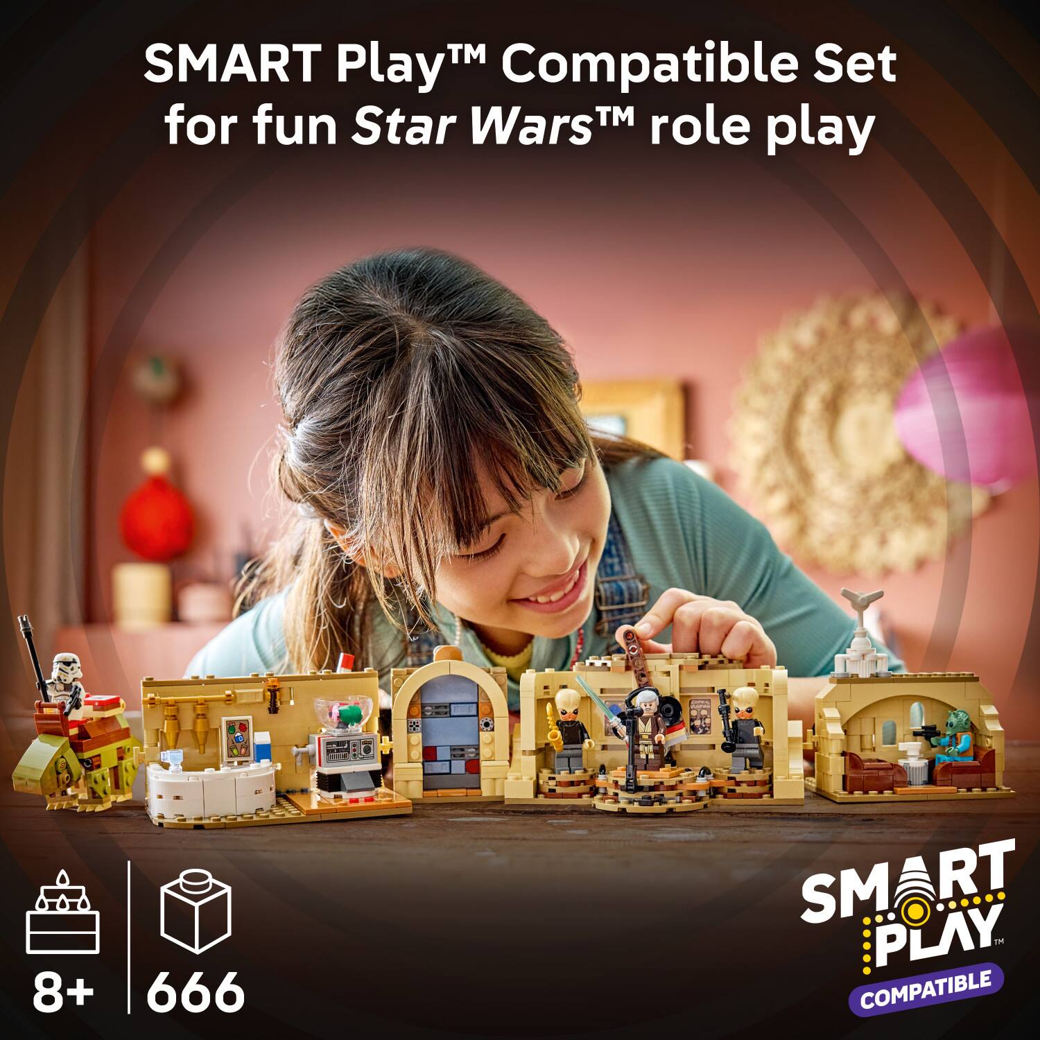 SMART Play™ Compatible Set for fun Star Wars™ role play

8+ 666

SMART PLAY COMPATIBLE