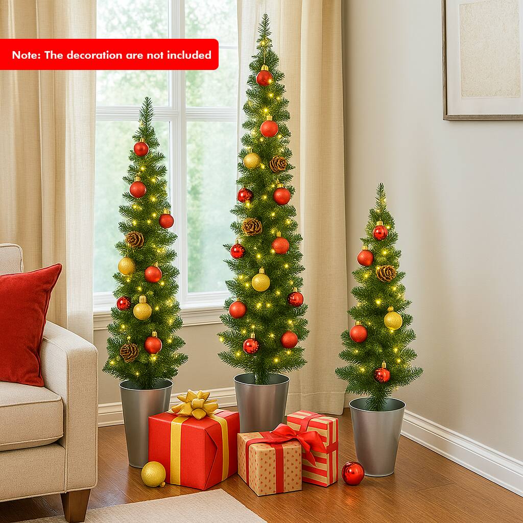 Note: The decorations are not included