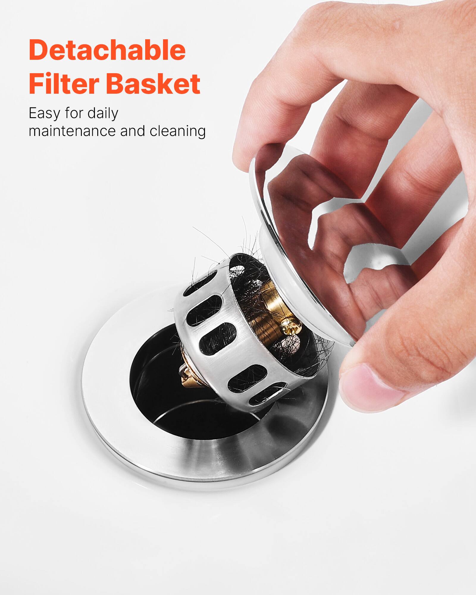 Detachable Filter Basket
Easy for daily maintenance and cleaning
