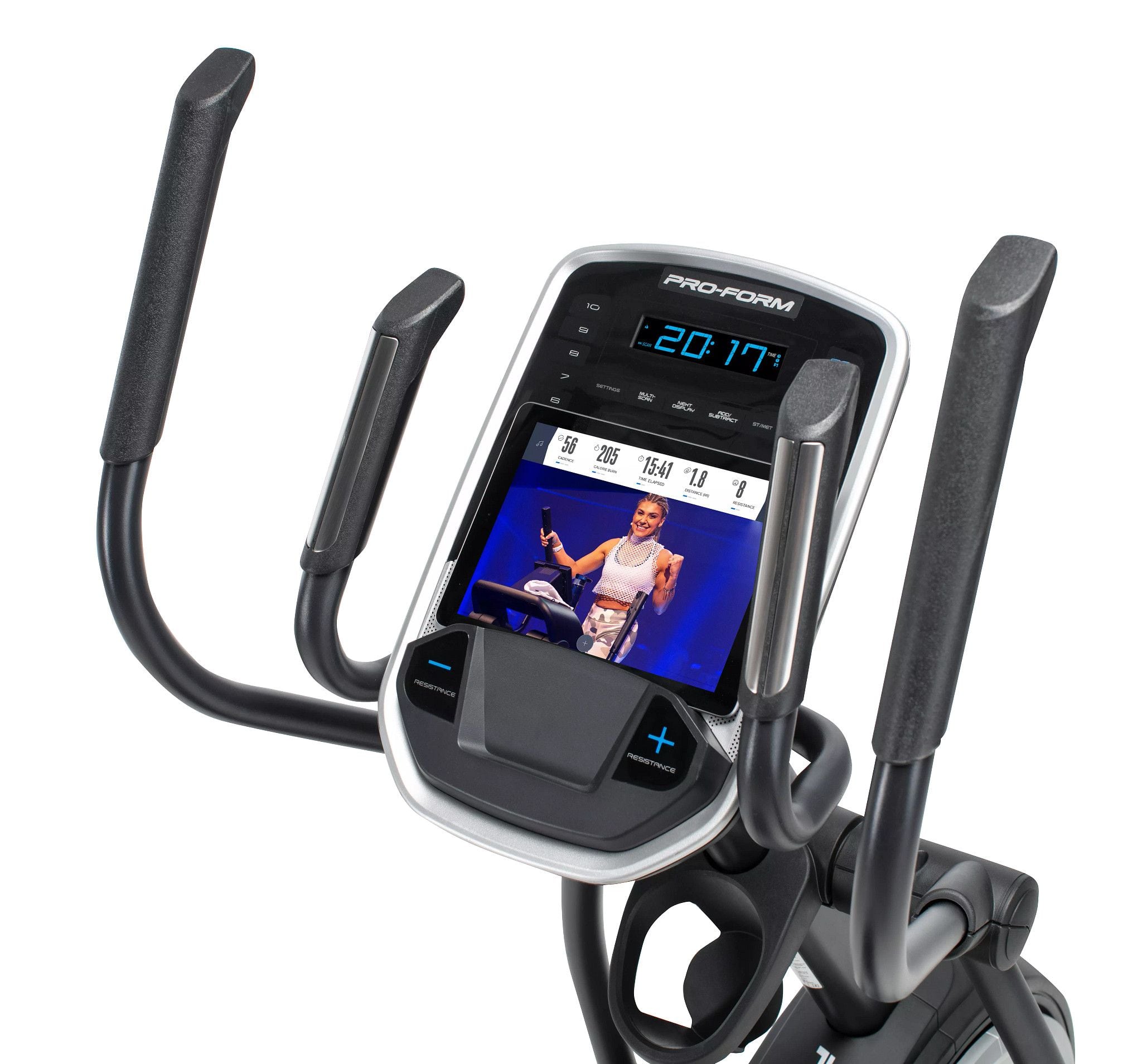 Alt View 32. ProForm - ProForm Carbon EL Elliptical with Adjustable Stride & Incline, 30-Day iFIT Membership for Studio & Global Workouts - Black.