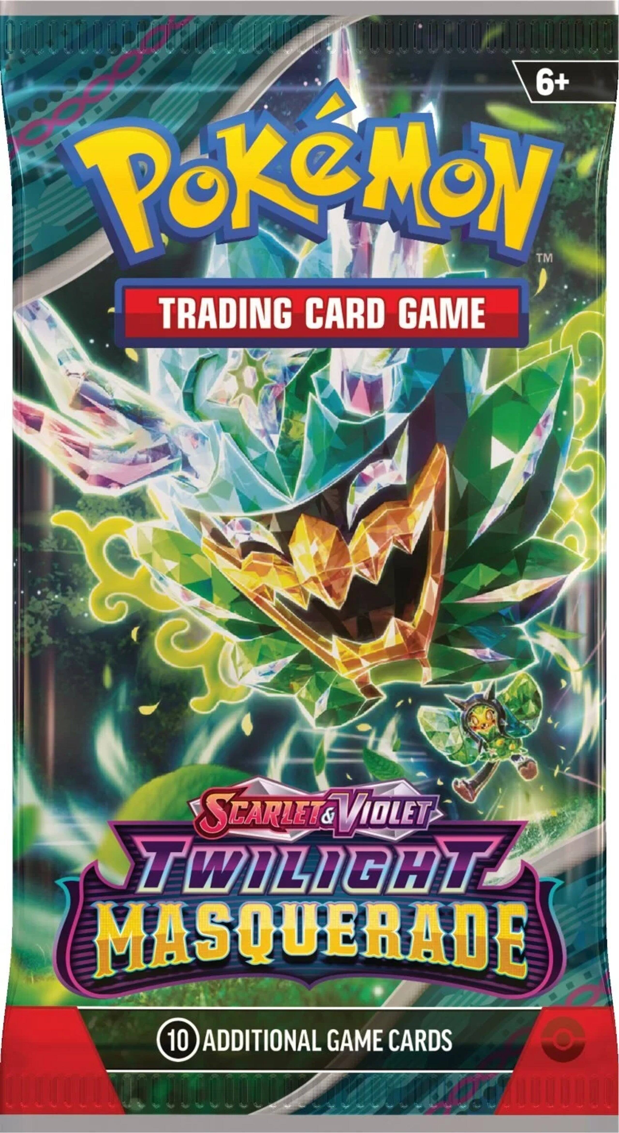 Pokémon Trading Card Game  
Scarlet & Violet Twilight Masquerade  
10 Additional Game Cards  
6+