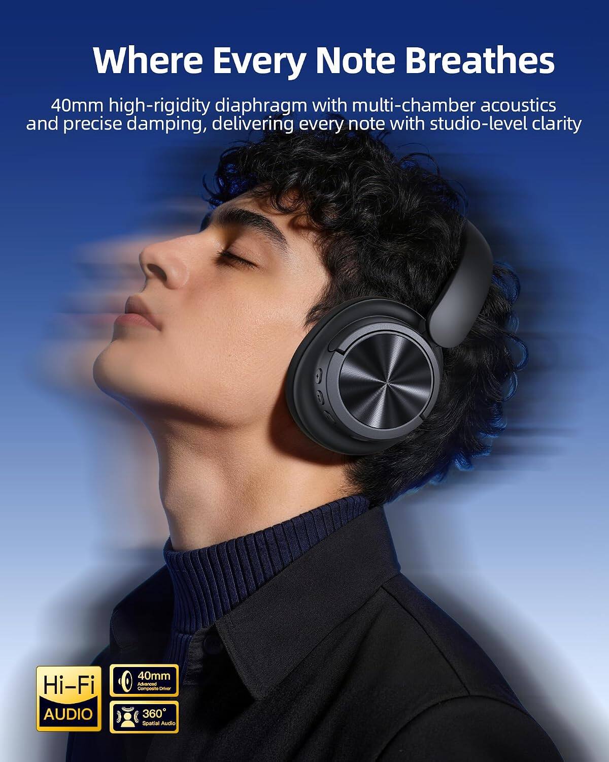 Where Every Note Breathes

40mm high-rigidity diaphragm with multi-chamber acoustics and precise damping, delivering every note with studio-level clarity

Hi-Fi AUDIO

40mm

360° Spatial Audio