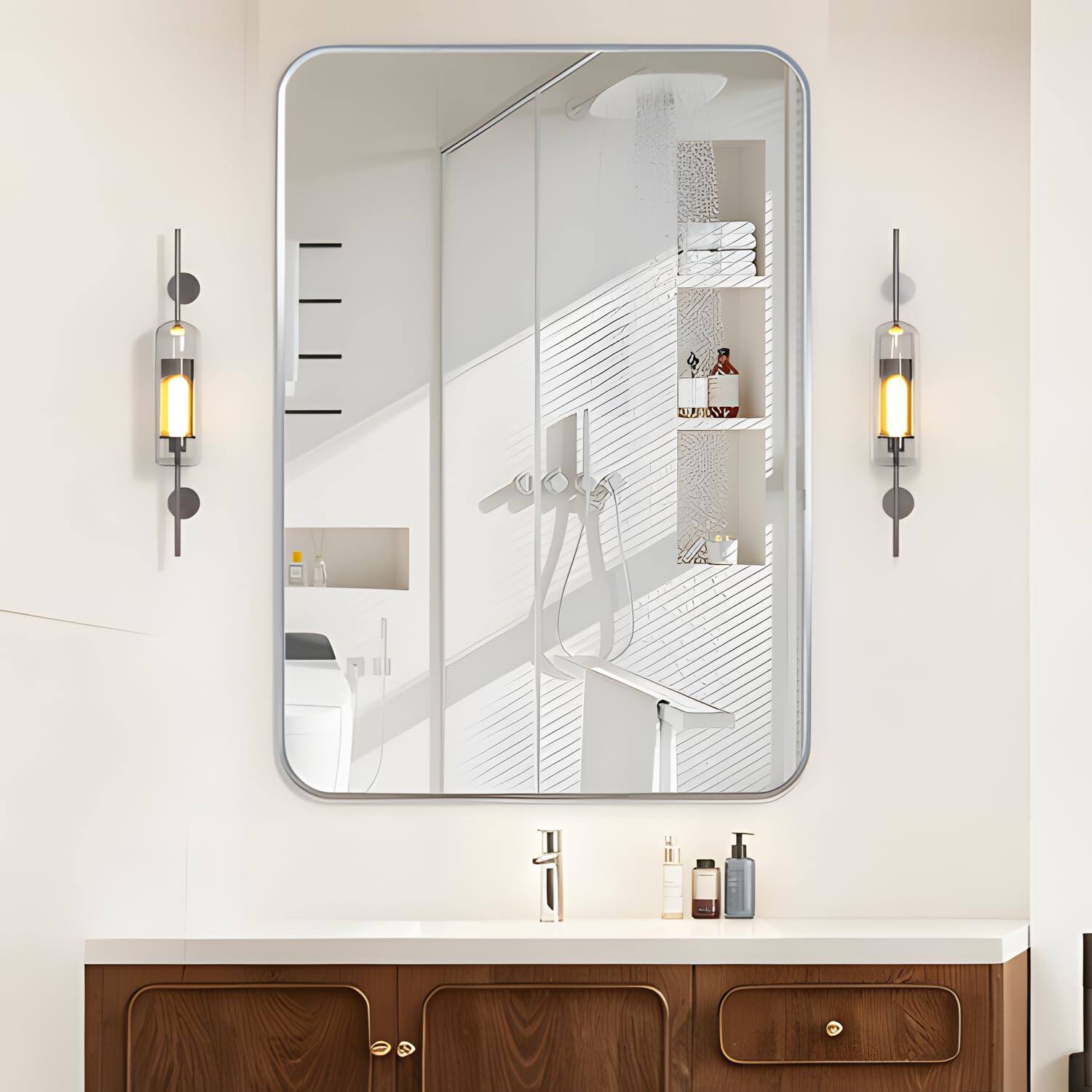 Silver 29L x 40W Inches