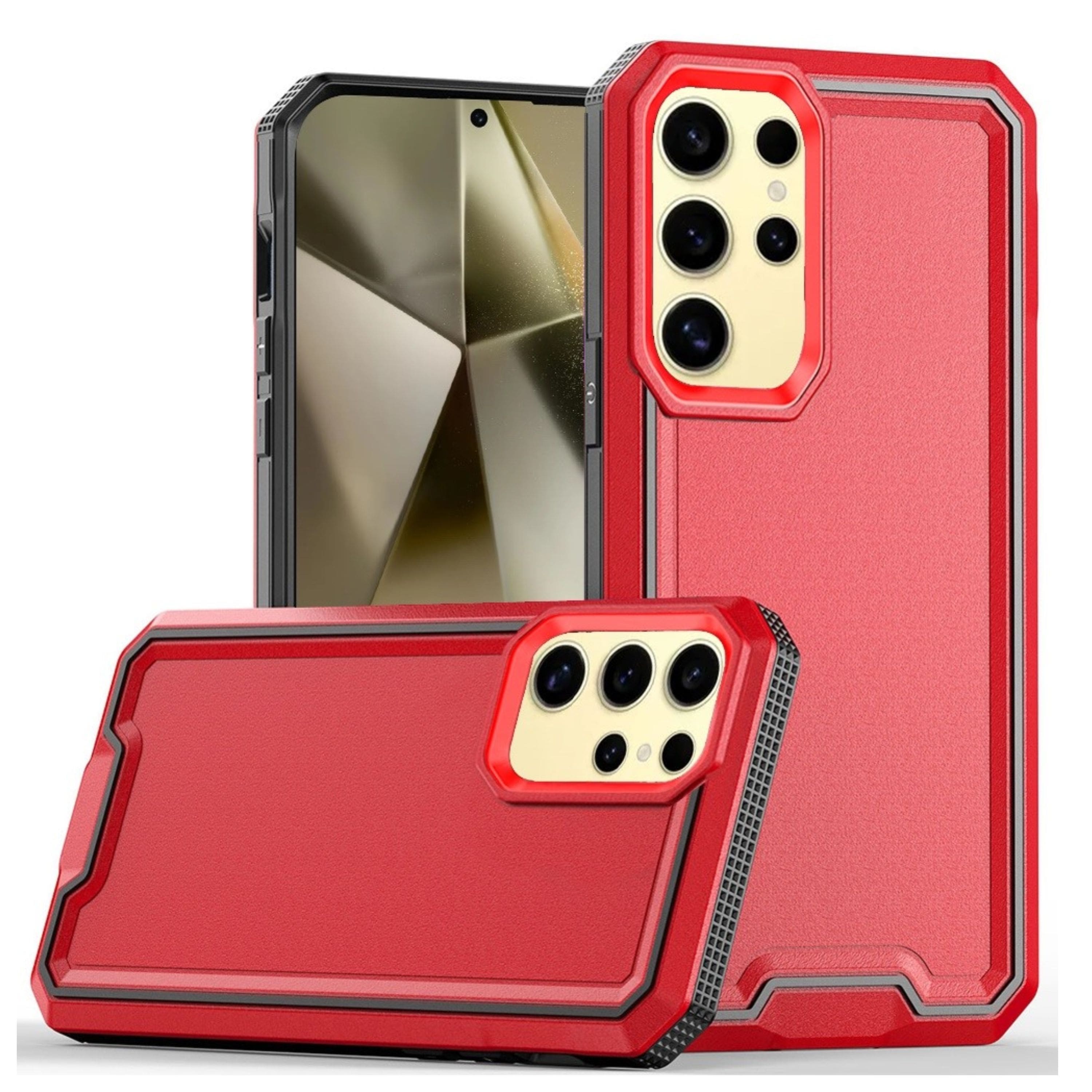 Kitcheniva - Strong Fused Shockproof Phone Case For Samsung Galaxy S24 - Red price history on PriceWatchPro